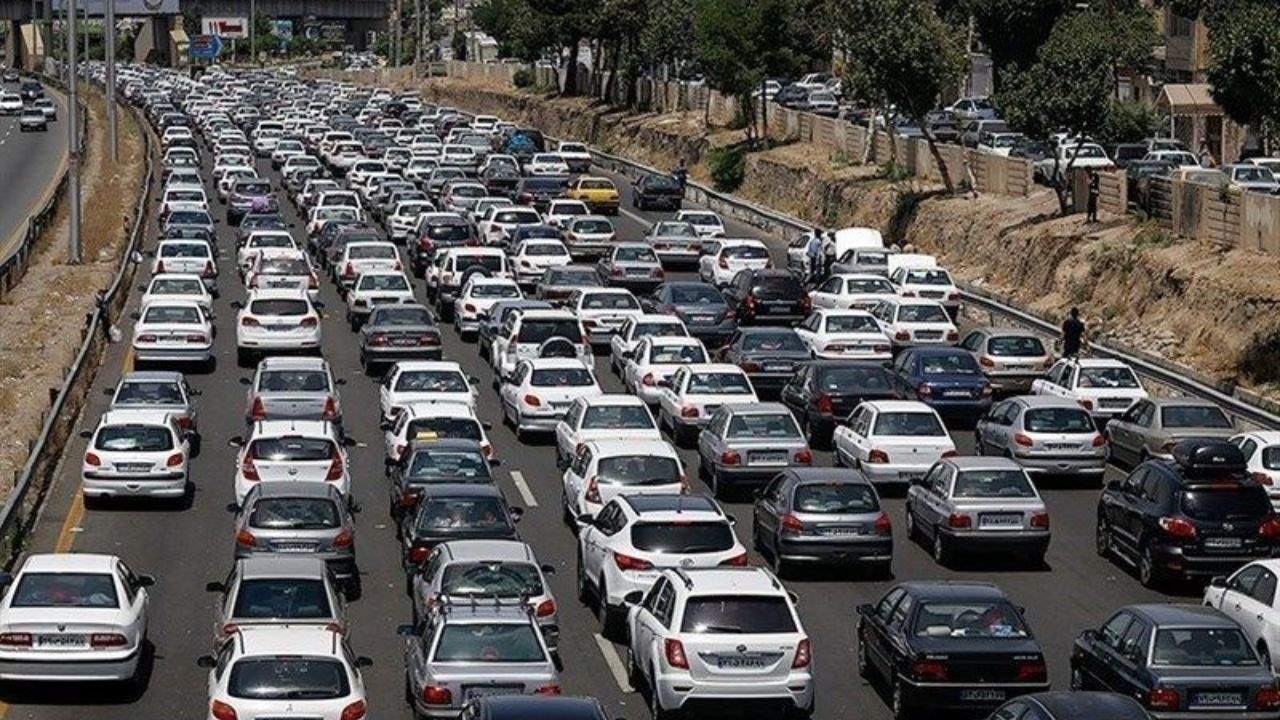 افزایش 15 درصدی بار ترافیکی بزرگراه‌های تهران نسبت به روز گذشته