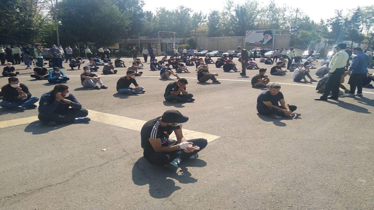 دستگیری 389 نفر از اراذل و اوباش تهران در شبانه روز گذشته