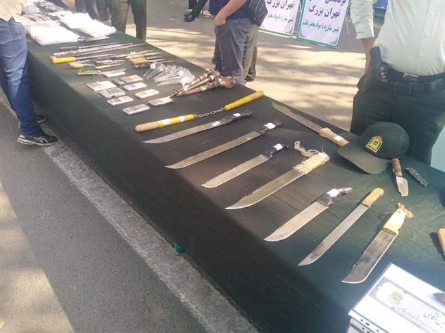 دستگیری 389 نفر از اراذل و اوباش تهران در شبانه روز گذشته