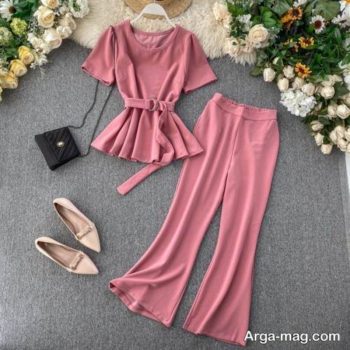 بلوز شلوار دخترانه ساده