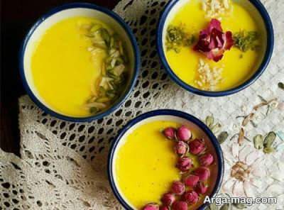 طرز تهیه فرنی با نشاسته ذرت