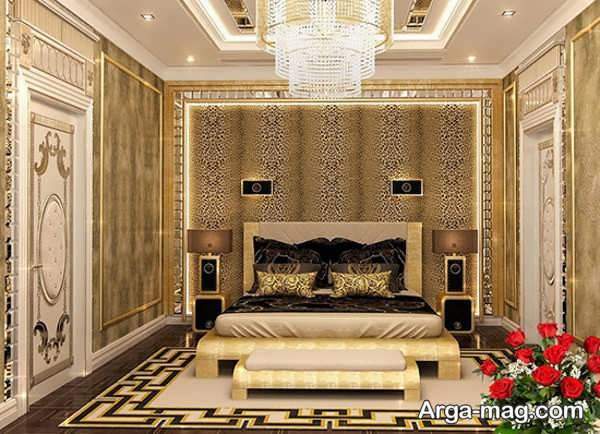طراحی اتاق خواب عروس با چیدمان فوق العاده