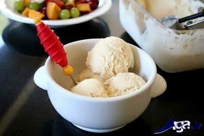 طرز تهیه بستنی وانیلی بسیار خوشمزه و سالم در منزل