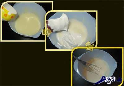 اضافه کردن شیر به مایه بستنی