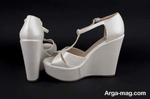 طرح کفش لژدار برای عروس 