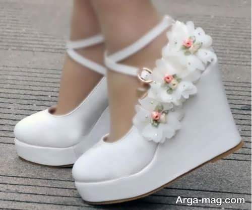 کفش سفید برای عروس 