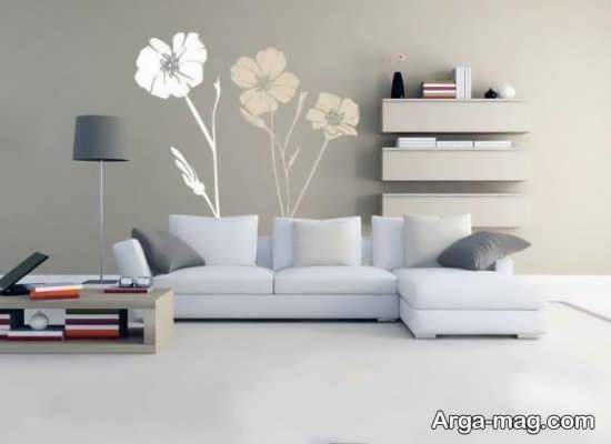 تزیینات دیوار پذیرایی با طراحی دوست داشتنی