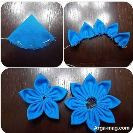 ساخت گل پارچه ای زیبا