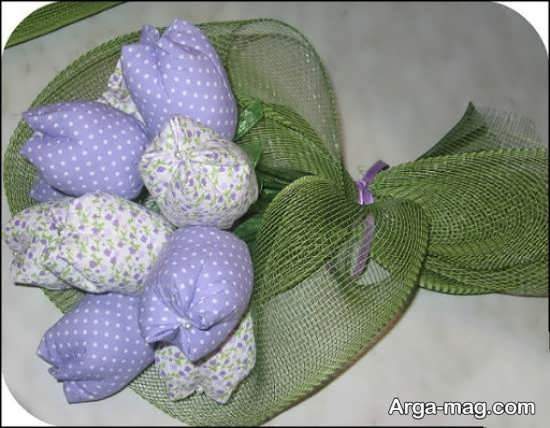گلسازی پارچه ای ساده