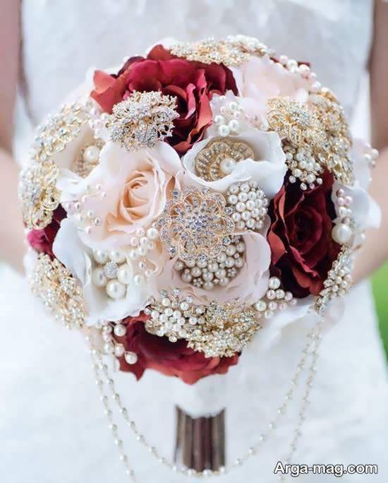 ایده هایی زیبا و شیک برای زیباسازی دسته گل عروس