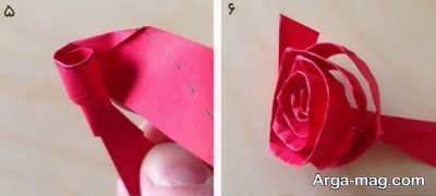 نحوه ساخت گل های زیبا با مقوا