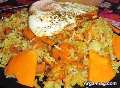 طرز تهیه کدو پلو با دو دستور استفاده از کدو حلوایی و استفاده از کدو سبز