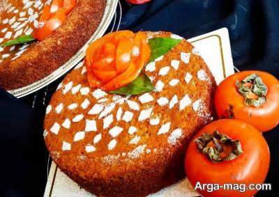 آموزش طرز تهیه کیک خرمالو