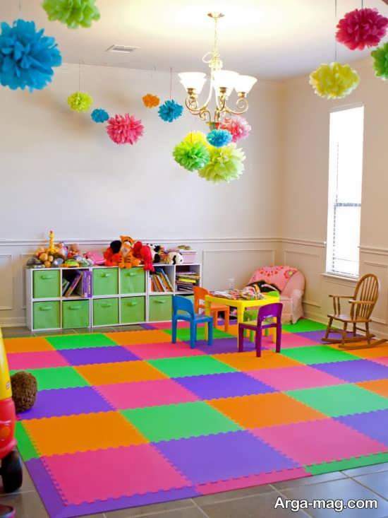 استفاده از رنگهای شاد برای تزیین اتاق خواب بچه 