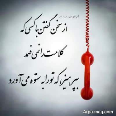 سخنان آموزنده امام علی (ع)