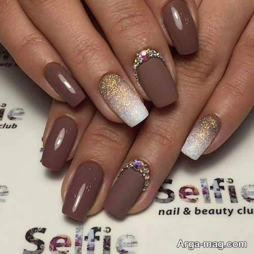 لاک قهوه ای برای پوست سبزه