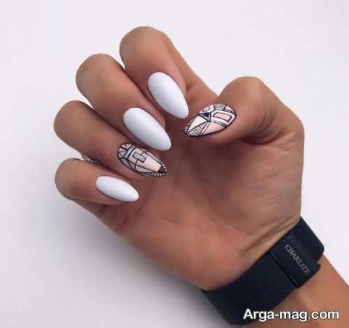 طراحی ناخن زیبا برای پوست سبزه 