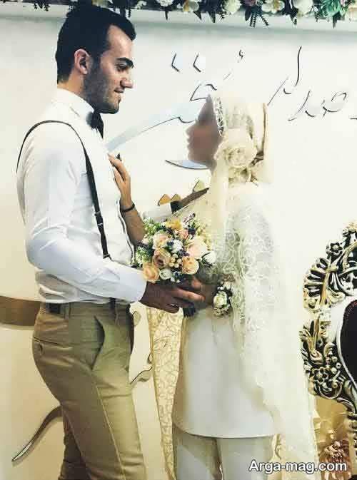 ست لباس رنگ روشن برای عقد 
