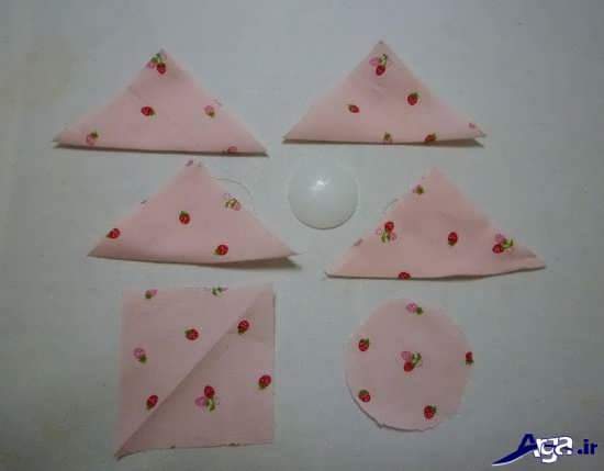 گلسازی با پارچه ساده
