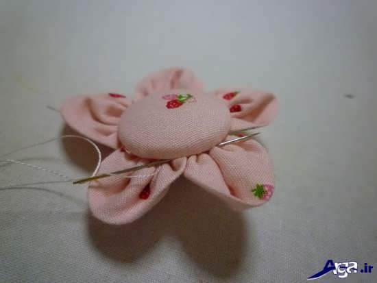 ساخت گل های پارچه ای