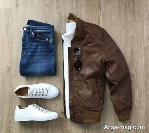 تیپ چرم مردانه 