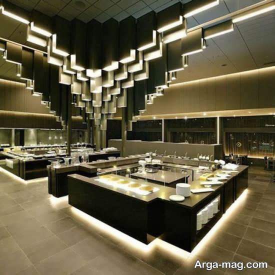 طراحی داخلی رستوران باکلاس