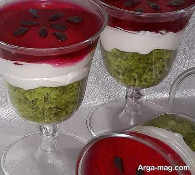 طرز تهیه دسر سه رنگ با دو دستور خانگی و ایده آل