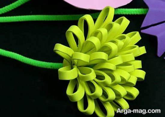 گل سازی با فوم سبز