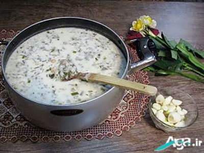 طرز تهیه آش دوغ