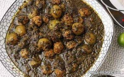 دستور تهیه خورش گوجه سبز