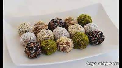 آموزش طرز تهیه توپک خرمایی