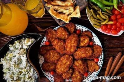 دستور تهیه کتلت ساده و آلمانی