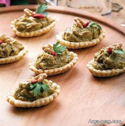 دستور تهیه تارت بادمجان