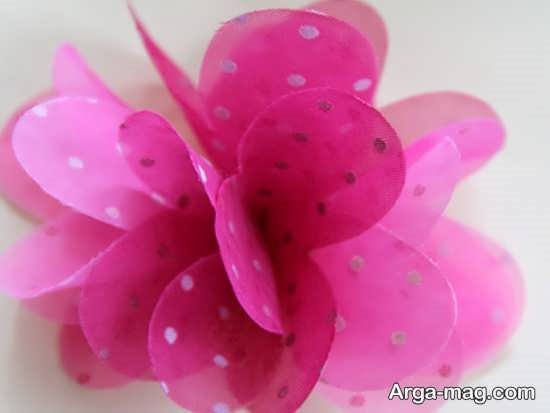 آموزش گل سازی با پارچه