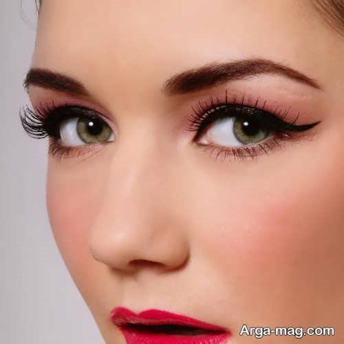 مدل میکاپ چشم ساده و زیبا 