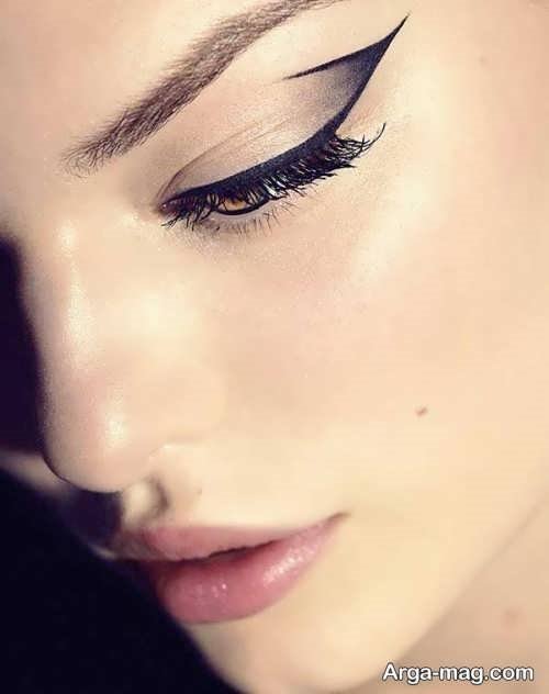 میکاپ چشم زیبا و ساده 
