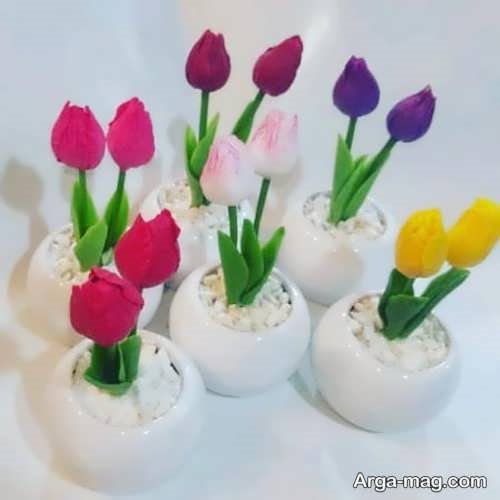 ایده گلسازی با خمیر