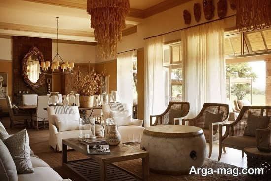 طراحی سنتی اتاق نشیمن
