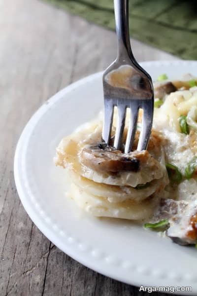 دستور تهیه سیب زمینی پنیری
