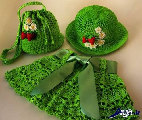 مدل دامن بافتنی بچه گانه