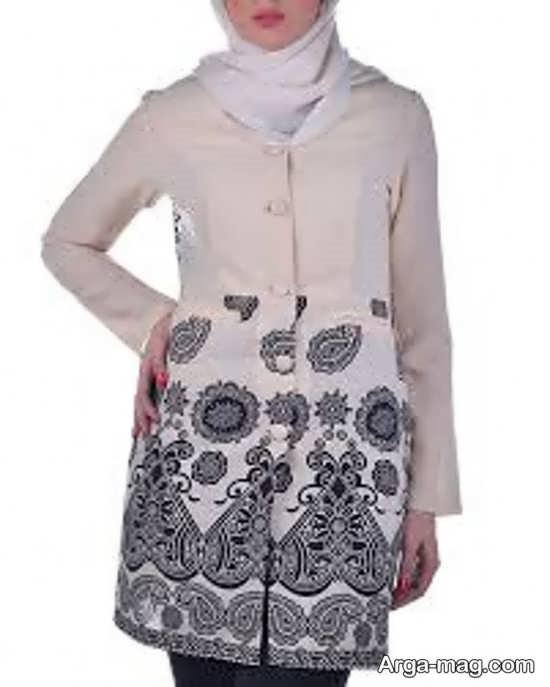 مانتو حاشیه دار زنانه
