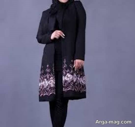 مانتو جاشیه دار شیک