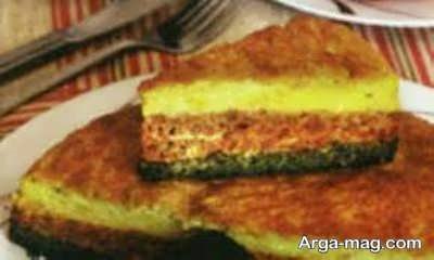 طرز تهیه کوکو سه رنگ خوش طعم