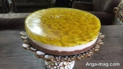 طرز تهیه چیز کیک موزی خوش پخت و خوشمزه در منزل