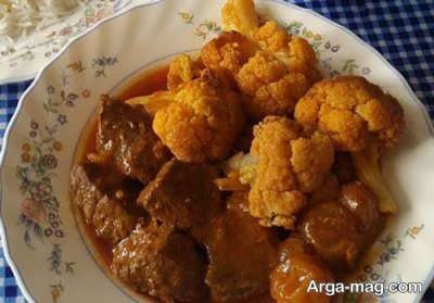 طرز تهیه خورش گل کلم