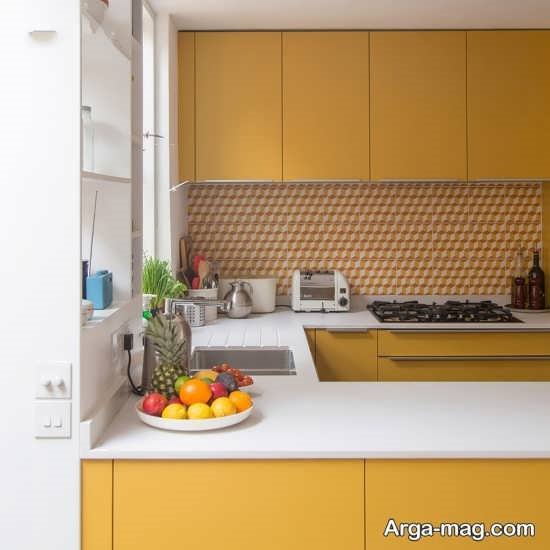 بهترین و زیبا ترین آشپزخانه زرد
