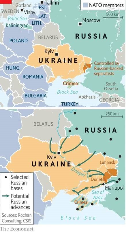 اوکراین در چشم طوفان؛ آیا ارتش روسیه قصد پیشروی تا شهر کی‌یف را دارد؟ +نقشه و تصاویر