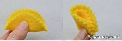 آموزش آسان گل نمدی