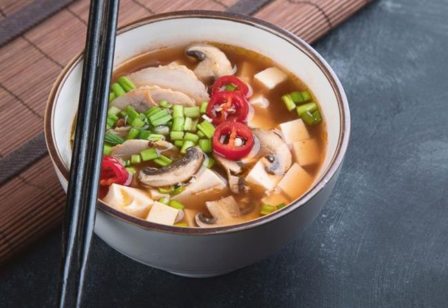 Thai chicken and mushroom broth. Photo: bitt24/Shutterstock