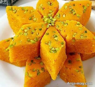 طرز تهیه شیرینی روح افزا سوغات لذیذ ساوه